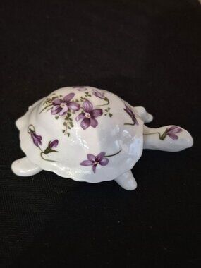 Vintage Hammersley Turtle Trinket Box